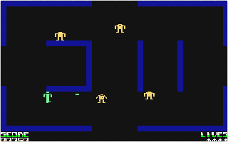 Berzerk atari screenshot